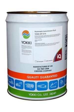 Масло трансмиссионное YOKKI IQ ATF D-VI yca121020s Yokki