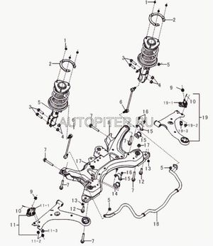 Рычаг передний правый без шаровой