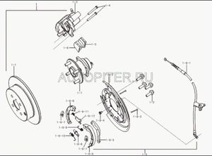 Ступица задняя SOLANO B3104100