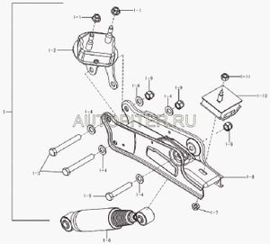 Амортизатор подвески задний