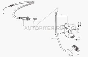 Трос газа LF BREEZ lba1108300b1 Lifan
