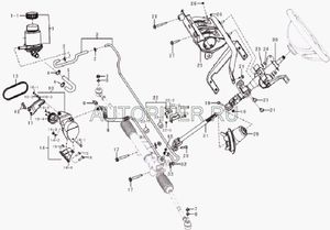 Шланг ГУР lba3406100b1 Lifan