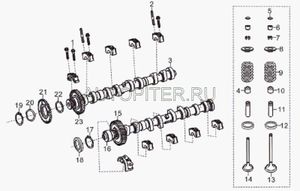 Шестерня РВ выпускн.(ведущая) lf479q11006202a Lifan