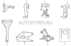 Планка натяжения ремня генератора для Lifan X50 2015> lf479q13701012a Lifan