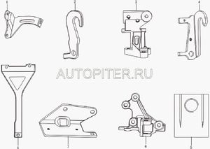 Планка натяжения ремня генератора для Lifan X50 2015> lf479q13701012a Lifan