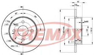 Тормозной диск BD-9108 Fremax
