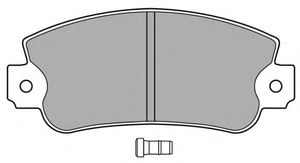 Комплект тормозных колодок, дисковый тормоз