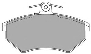 Комплект тормозных колодок, дисковый тормоз
