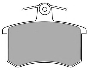 Комплект тормозных колодок, дисковый тормоз