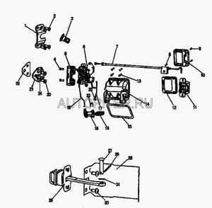 Ограничитель двери в сб. -А5 / -HW76 wg16423400261 Howo