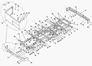 Кронштейн крепл.балки амортизаторов задний 32055101174 Паз