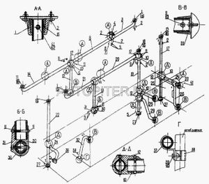 Кронштейн молотка экстренной эвакуации 32058207050 Паз