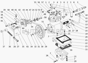 Ролик натяжной ПАЗ Г53,3307 (ЗмЗ), шт 53130808012 Паз