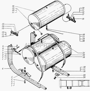 Клапан защиты одинарный 1003515010 Краз