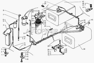 Штуцер КРАЗ 314612 Краз