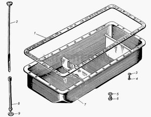 Поддон ЯМЗ 236-1009010-А ОАО ЯМЗ 2361009010 Маз
