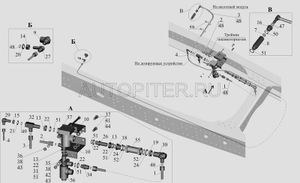 Штуцер(М16х1,5-М16х1,5) 404241 МАЗ, ОАО 404241 Маз
