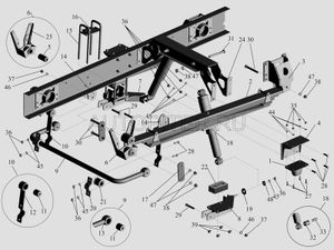 Втулка стабилизатора шарнир заднего Зубрёнок 43702916028 Маз