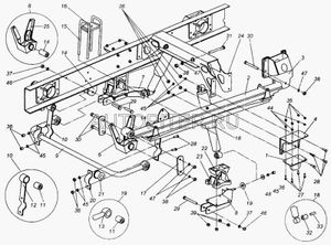 Втулка стабилизатора шарнир заднего Зубрёнок 43702916028 Маз