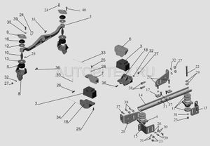 ОПОРА (КРОНШТЕЙН) ПОДУШКИ ДВИГАТЕЛЯ 5440031001049 Маз