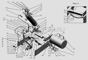 Клапан расхода и давления МАЗ 55168607108 Маз