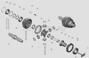 Пластина МАЗ | 6430-2506113 64302506113 Маз