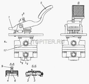 площадка ГТК (пластина опорная) 100351410810 Камаз