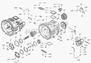 крышка подшипника с манжетами КАМАЗ 141701039 Камаз