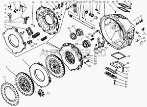 Диск сцепления нажимной КАМАЗ КПП 142-152 1421601090 Камаз