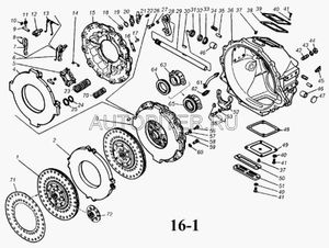 Диск сцепления нажимной КАМАЗ КПП 142-152 1421601090 Камаз