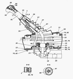 ВТУЛКА КАМАЗ-4308 НАКОНЕЧНИКА РЫЧАГА ПЕРЕКЛЮЧЕНИЯ ПЕРЕДАЧ 1611703221 Камаз