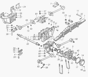 Крышка КАМАЗ башмака балансира (полимер) РОСТАР 5320291812020 Камаз