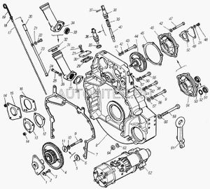 Рым-болт картера агрегатов задний КАМАЗ (ПАО КАМАЗ), шт 7401002358 Камаз