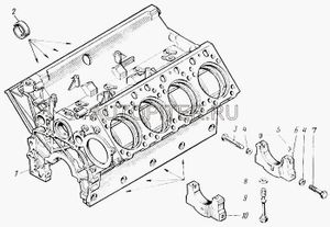 Втулка распределительного вала КАМАЗ /ДЗВ/ 7401006037 Камаз