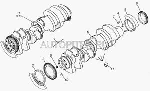 Штифт направляющий маховика КАМАЗ 870759 Камаз