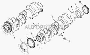 Штифт направляющий маховика КАМАЗ 870759 Камаз