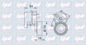 Натяжная планка, поликлиновой ремень