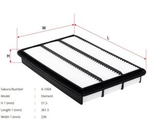 Фильтр воздушный Sakura A1068