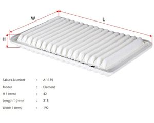 Фильтр воздушный Sakura A1189