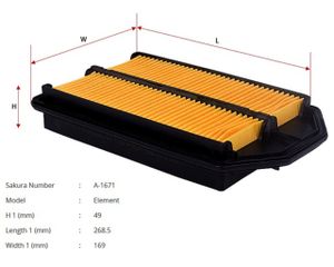 Фильтр воздушный Sakura A1671