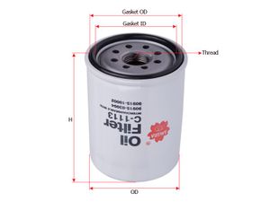 Фильтр масл. Sakura C1113