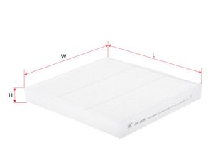 Фильтр салон. Sakura CA1606