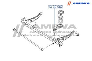 Отбойник заднего амортизатора для Mazda MPV II (LW) 1999-2006 1339062 Amiwa