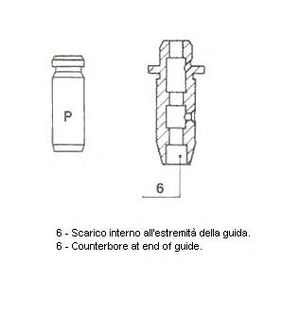 Направляющая втулка клапана