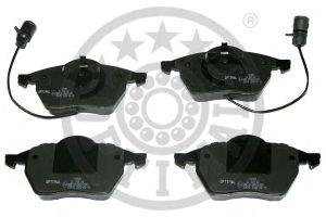 Комплект тормозных колодок, дисковый тормоз