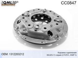 Корзина сцепления ISUZU C-серия CYZ51 6WF1 1312203212 cc0847 Qml
