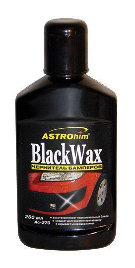 Очиститель черного пластика-чернитель 'Black Wax'