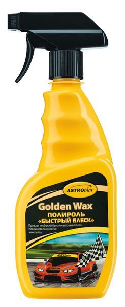 "Полироль ASTROHIM AC-295 ""Быстрый блеск"" Жидкий полироль ""Влажный блеск"" , спрей, 500 мл. Россия 1/"