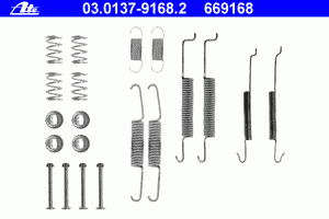 К-кт установочный задних колодок для VW Fox 2005-2011 03.0137-9168.2 Ate
