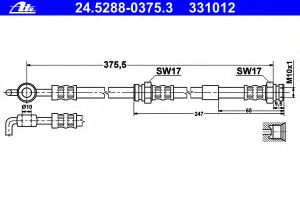 Тормозной шланг 24.5288-0375.3 Ate